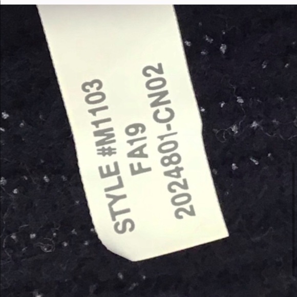 Madewell Small Sweater Woolside Pullover Navy blue - Picture 5 of 6